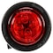 Truck-Lite 10 Series, Low Profile, Led, Red Round, 8 Diode, Marker Clearance Light, Pc, Black Pvc Grommet 10076R - alternate 1